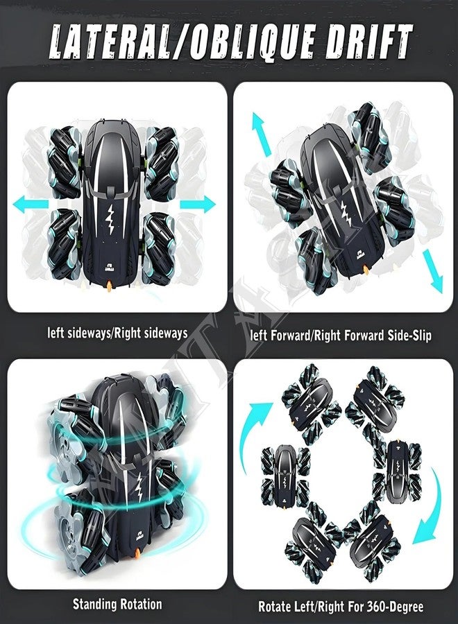 Amitasha Dual Sided Remote Control Car for Boys 4x4 Rechargeable Off-Road Car 360° Drift Stunt Car for Kids Double Side 4WD High-Speed Climbing Vehicle RC Toy - Image 5